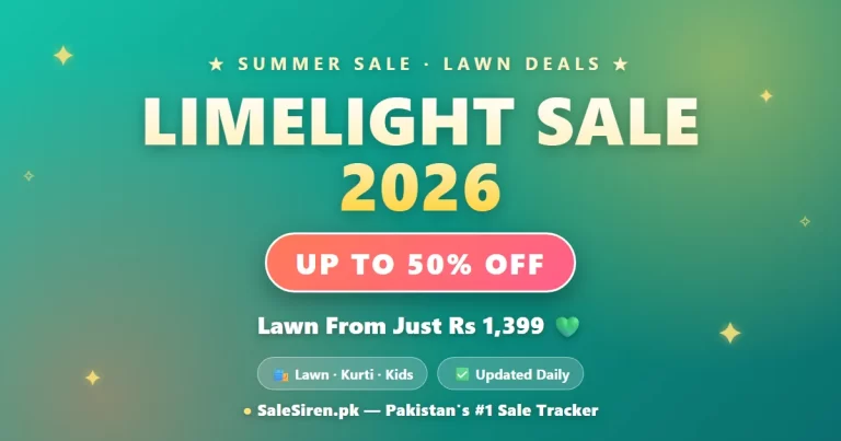 Limelight sale 2026 up to 50% off unstitched lawn from Rs 1399