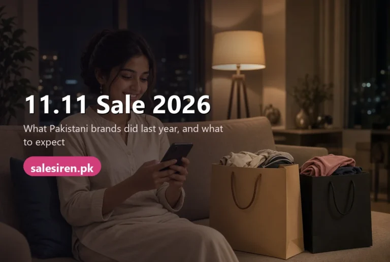 11.11 sale 2026 in Pakistan across Daraz and Pakistani clothing brands
