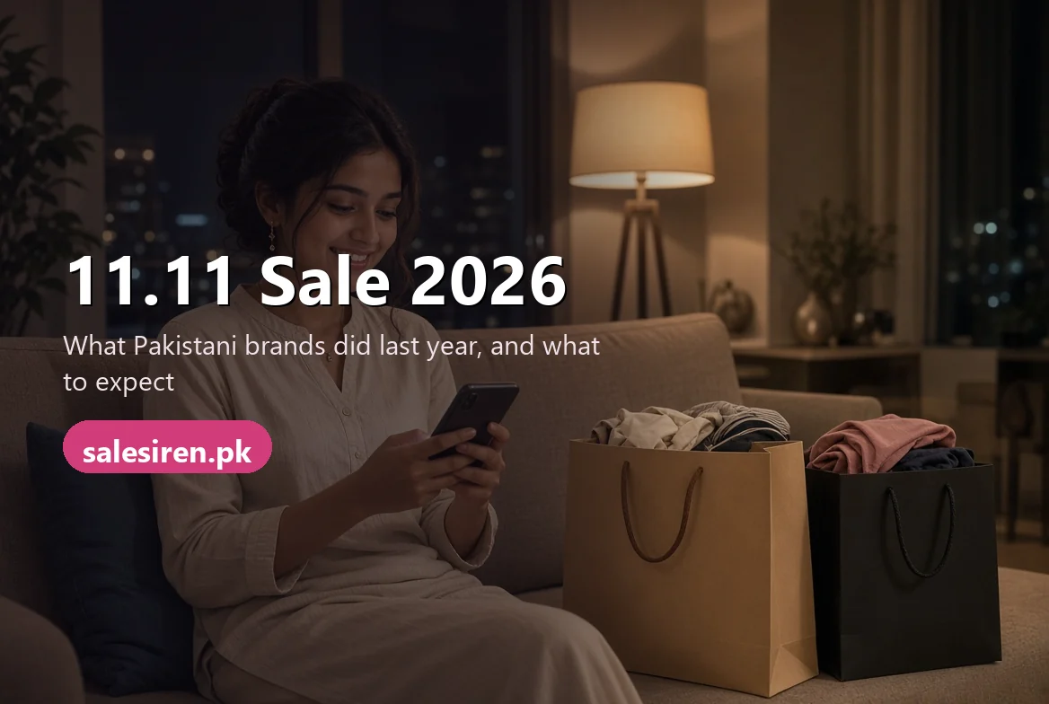 11.11 sale 2026 in Pakistan across Daraz and Pakistani clothing brands