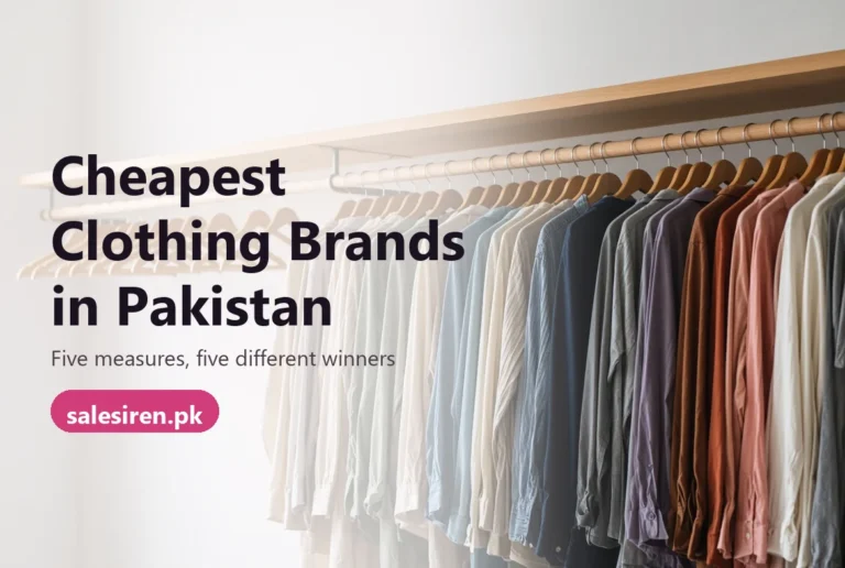 Cheapest Clothing Brands in Pakistan: Five Measures, Five Winners