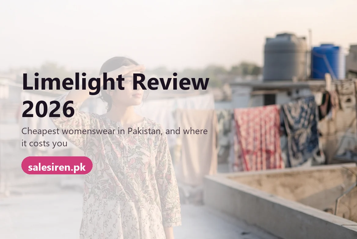 Limelight review: a young woman in a printed lawn kurti and straight trousers on a sunlit rooftop