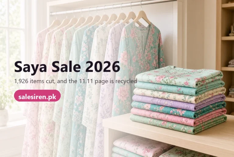 Saya sale 2026 discounts on stitched suits, unstitched lawn and shirt and trouser sets