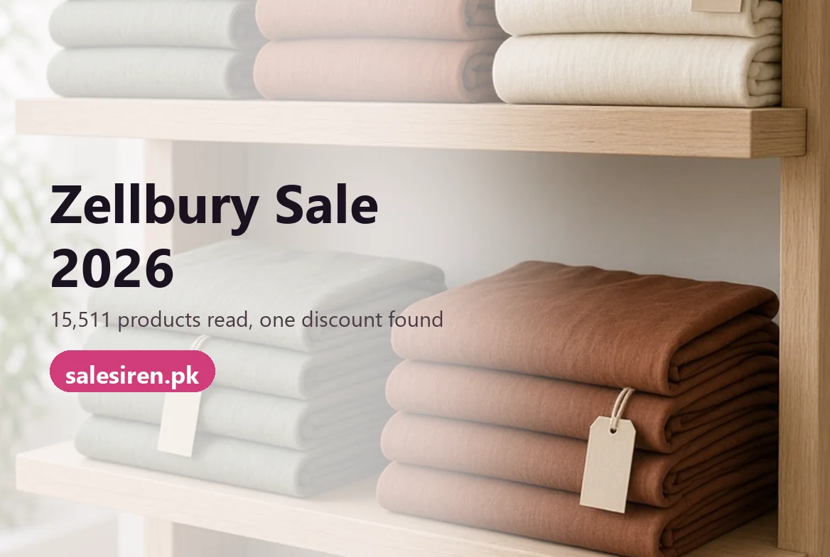 Zellbury sale 2026 checked across the full product catalogue in Pakistan