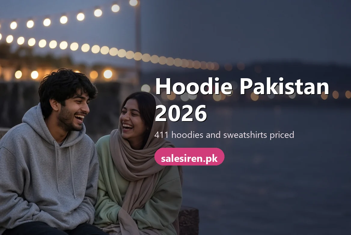 Hoodie Pakistan guide: pullover and zip-up hoodies and sweatshirts in black, navy, grey and beige folded on a shelf