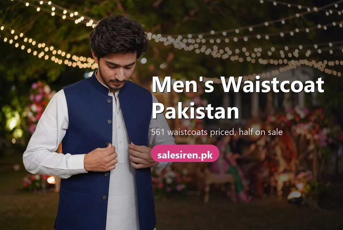 Mens waistcoat Pakistan guide: waistcoats in navy, black, brown and jamawar worn over a white kameez shalwar