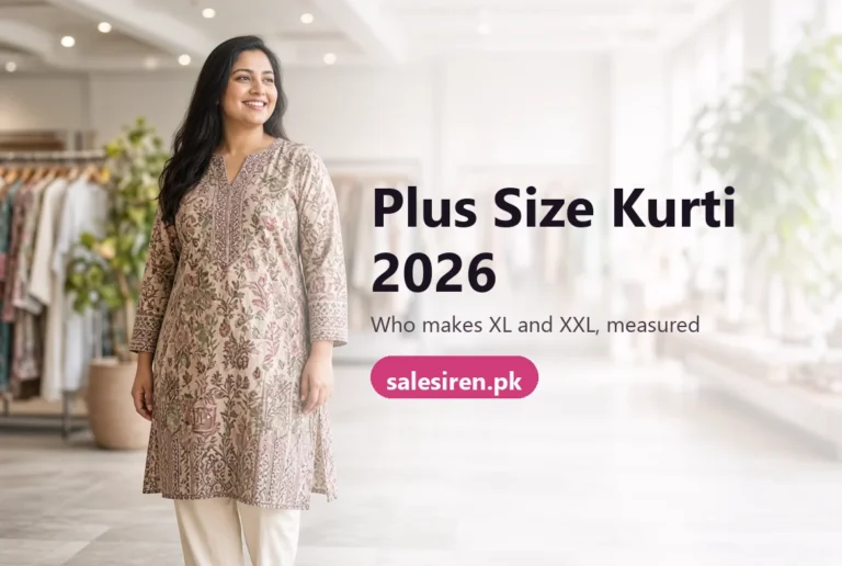 Plus Size Kurti 2026: Which Pakistani Brands Make XL and XXL, and Which Still Have Them